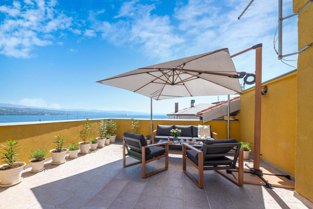 Penthouse At Villa Mascagni 오파티아 외부 사진